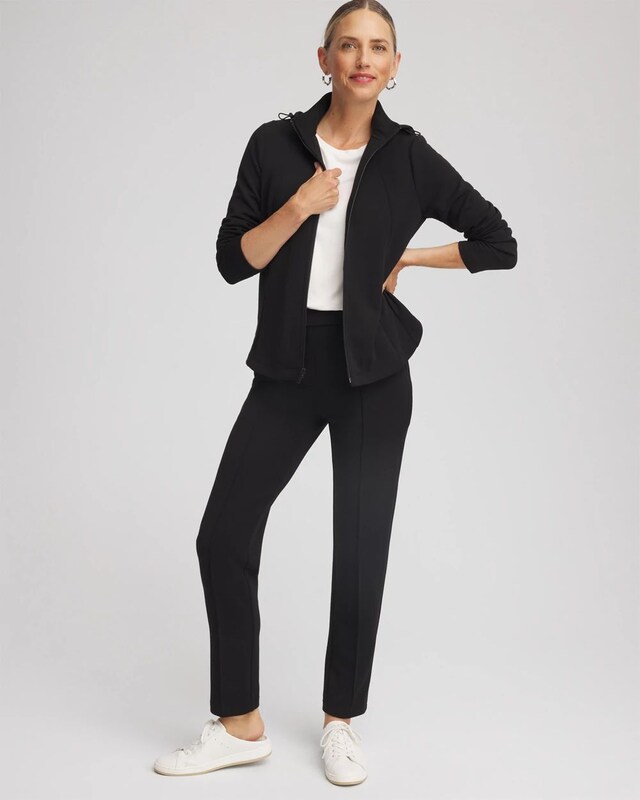 Zenergy Pintuck Ankle Pants - image 2